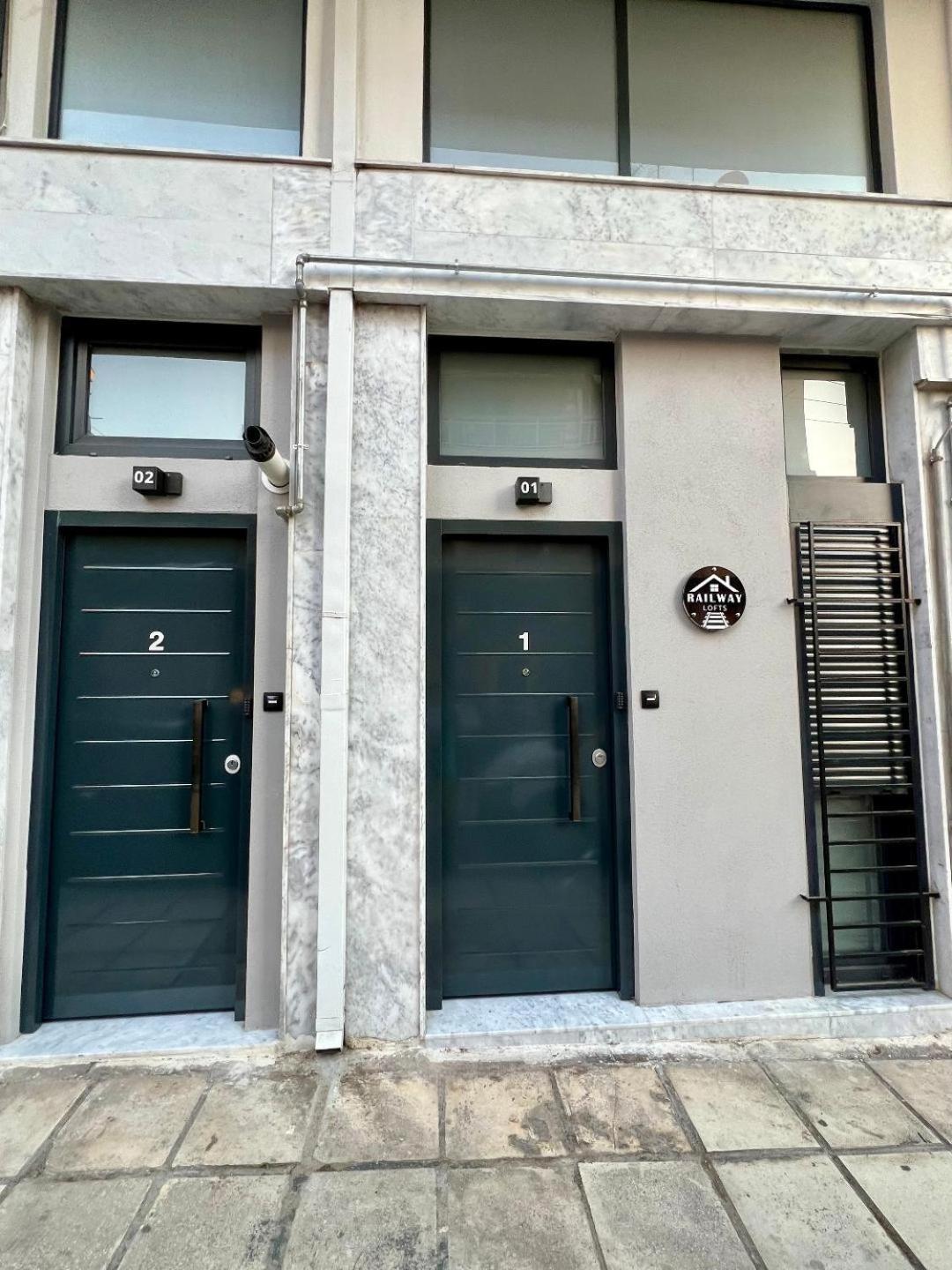 Ferienwohnung Railway Lofts Thessaloniki Exterior foto